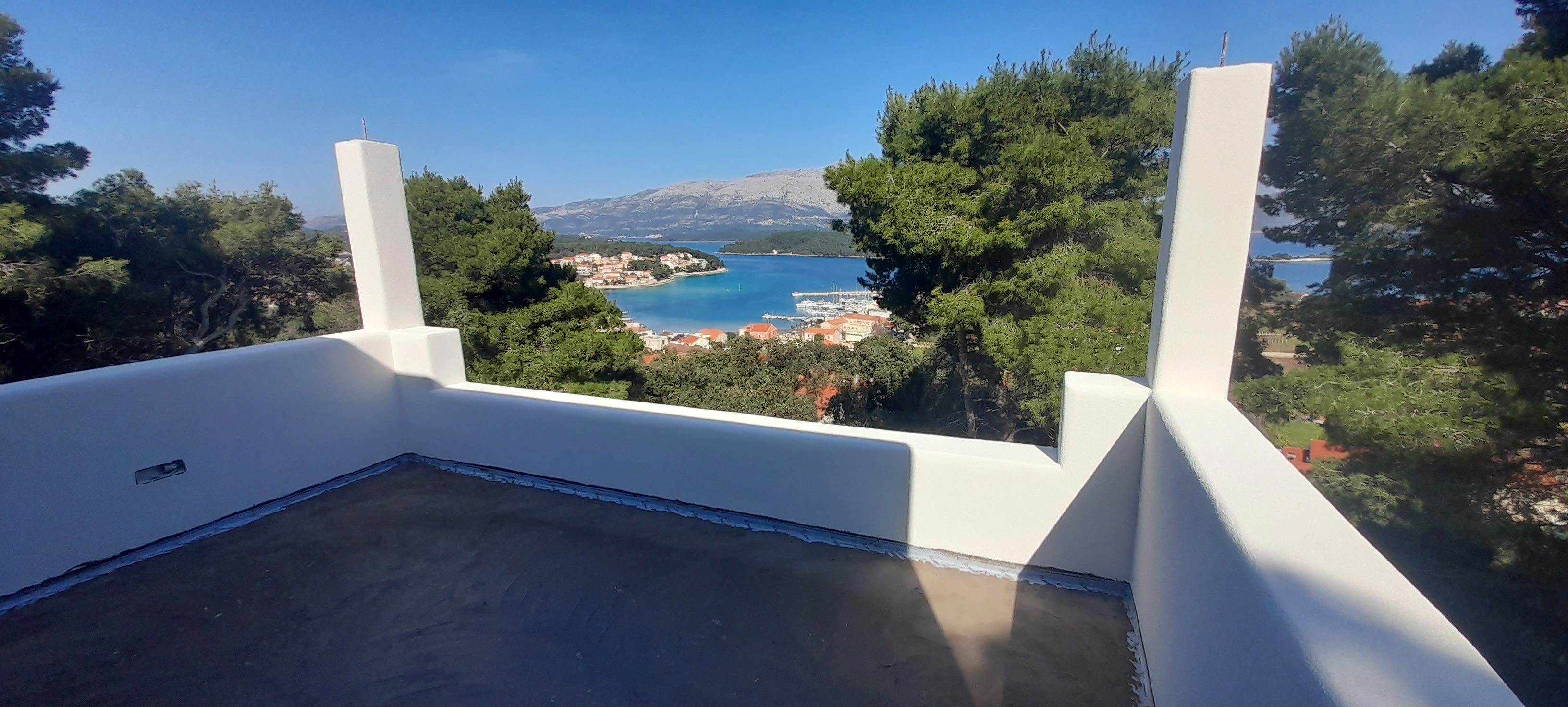 Vue panoramique baie de Lumbarda